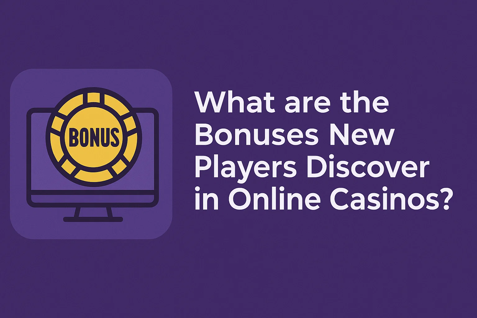 What are the Bonuses New Players Discover in Online Casinos?